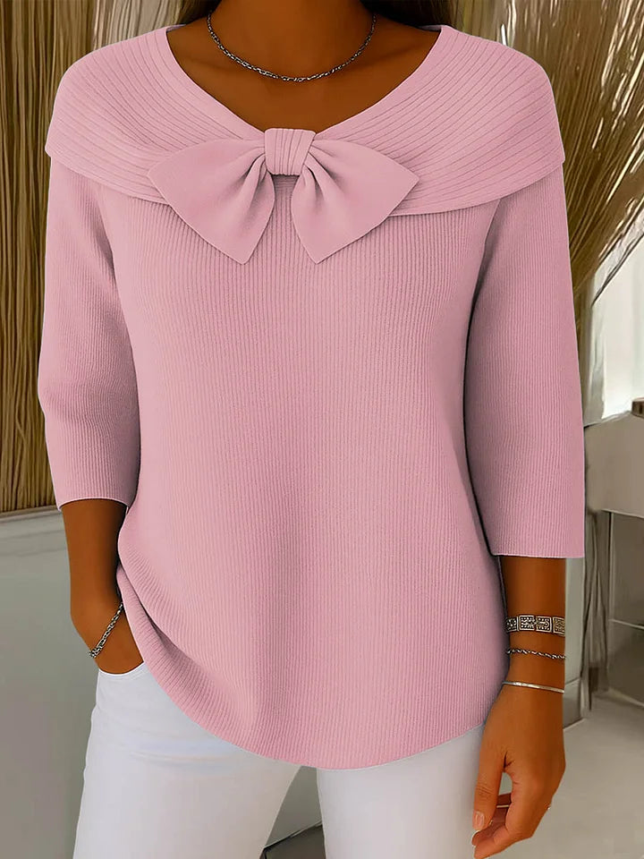 Demi – The Bow Detail Knit Top