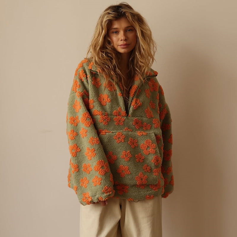 Vivian – The Cozy Floral Fleece