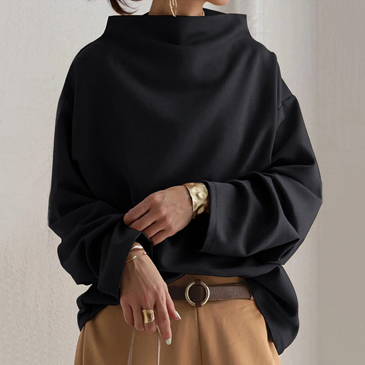 Linda- High-Neck Soft Knit Top
