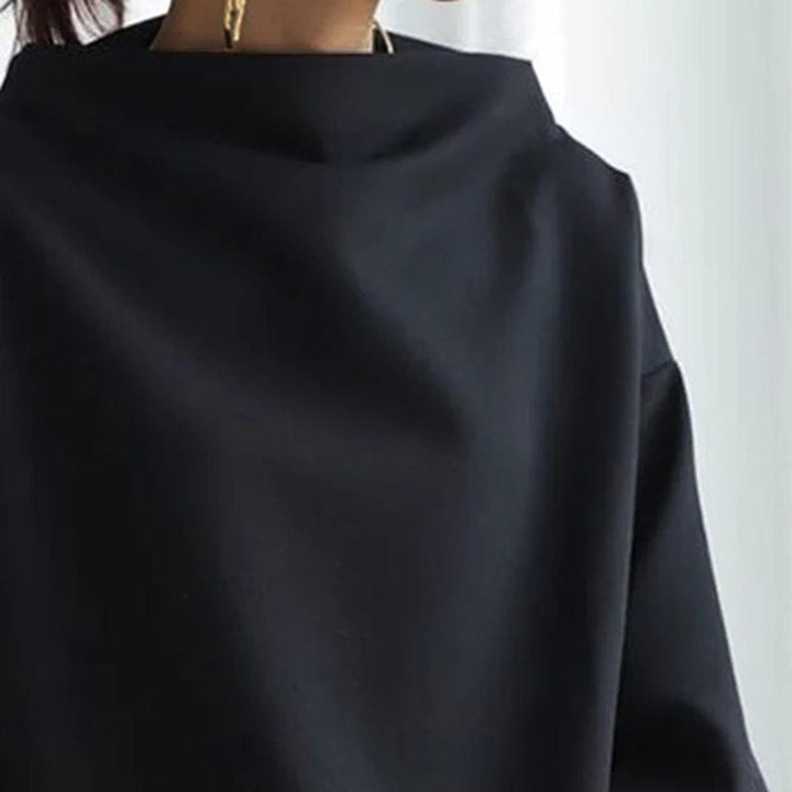 Linda- High-Neck Soft Knit Top