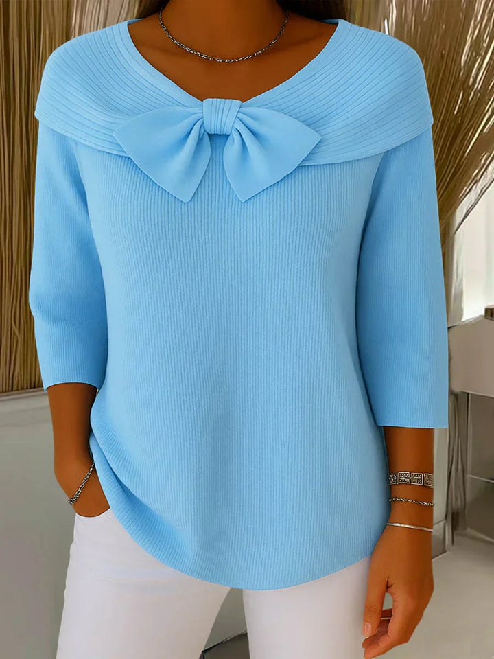 Demi – The Bow Detail Knit Top