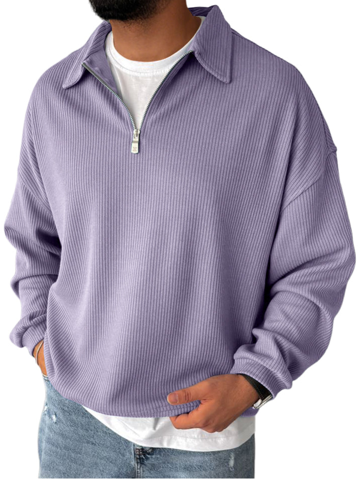 Racel | Zip Up Long Sleeve Sweater
