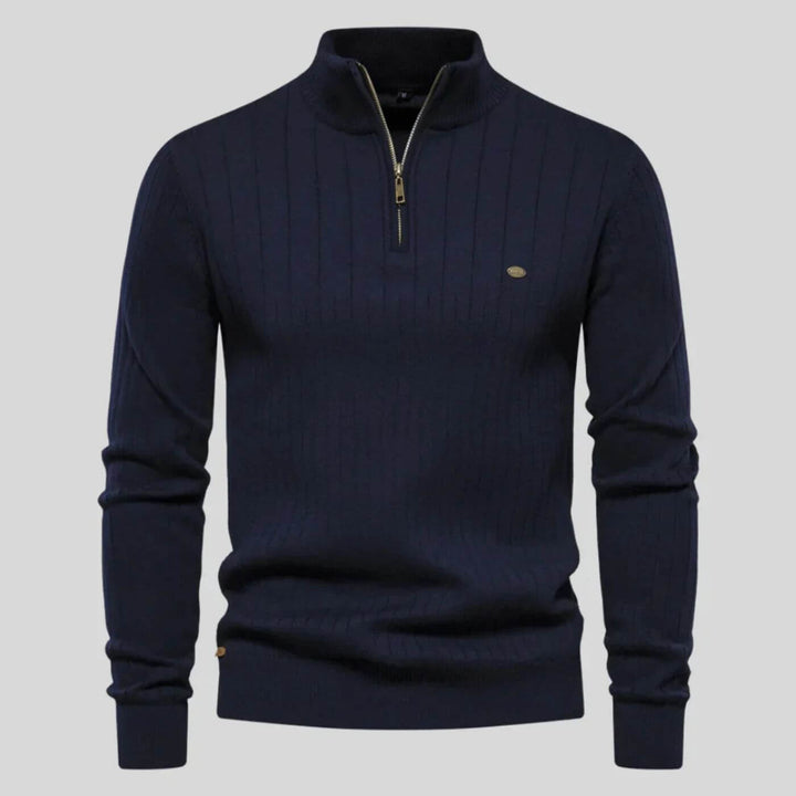 Asher | Refined Comfort Ribbed Sweater