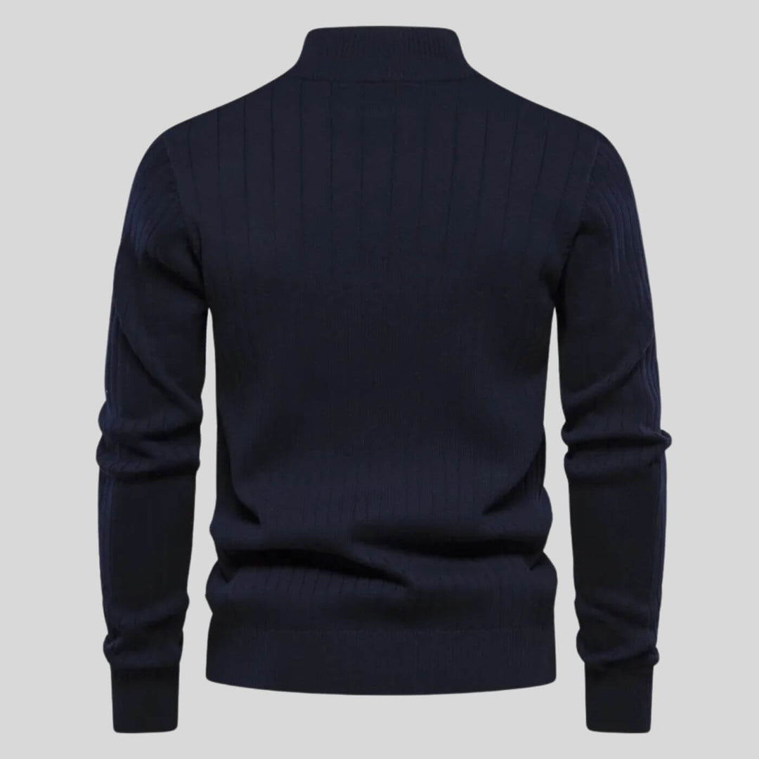 Asher | Refined Comfort Ribbed Sweater