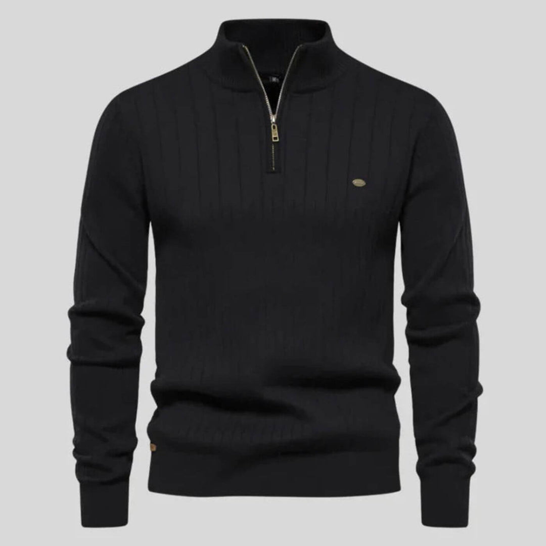 Asher | Refined Comfort Ribbed Sweater