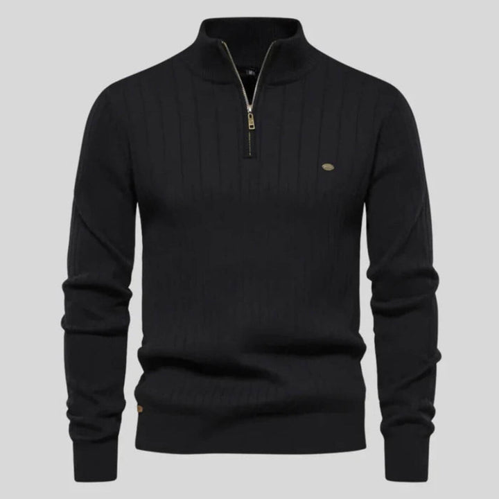 Asher | Refined Comfort Ribbed Sweater