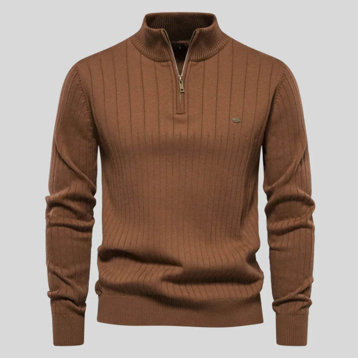 Asher | Refined Comfort Ribbed Sweater