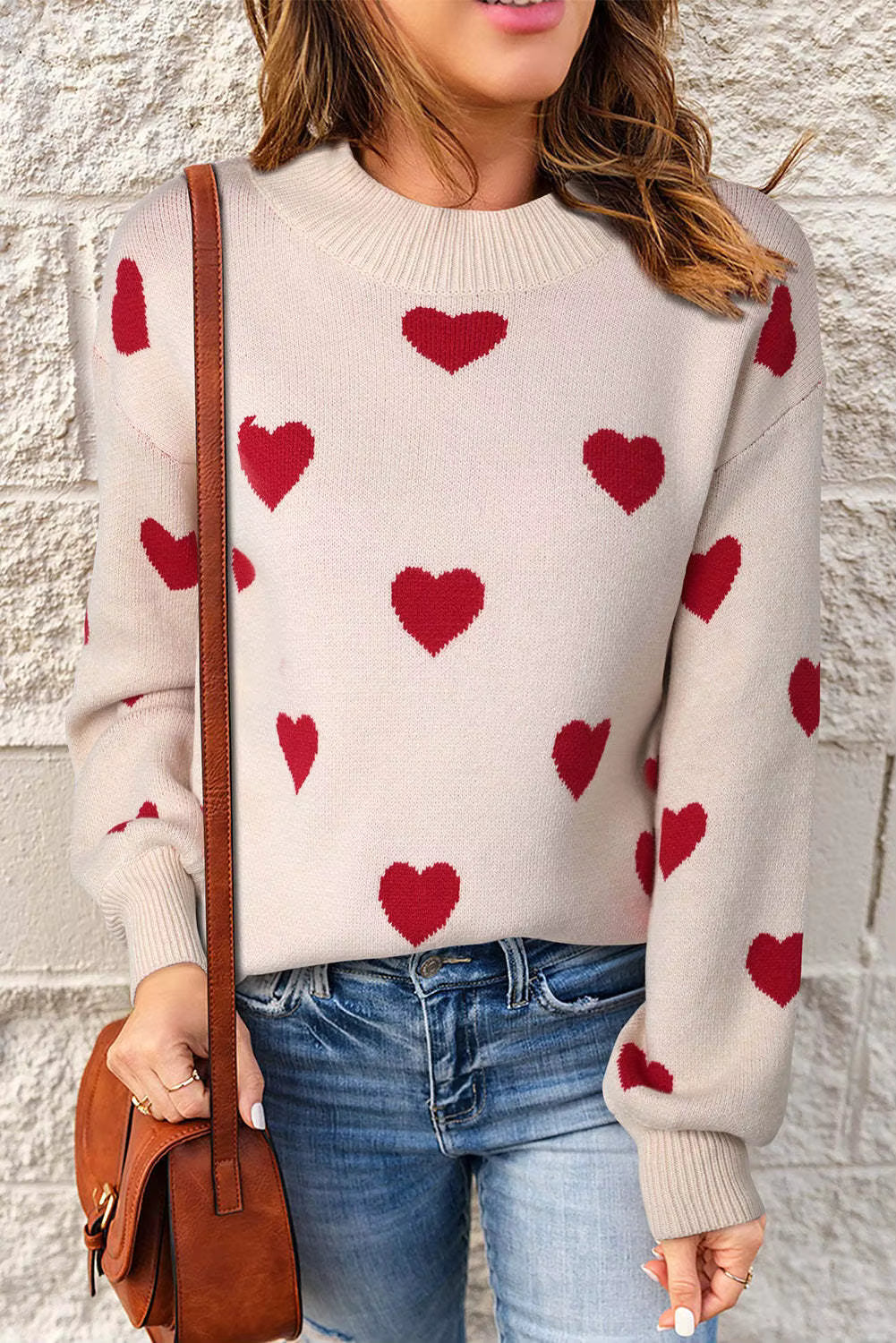 Valentina – The Heart Knit Sweater