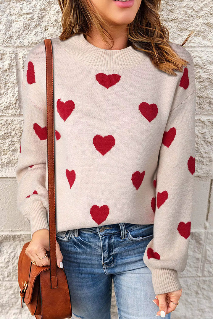 Valentina – The Heart Knit Sweater