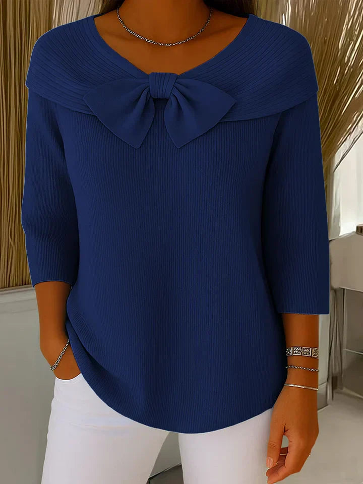 Demi – The Bow Detail Knit Top